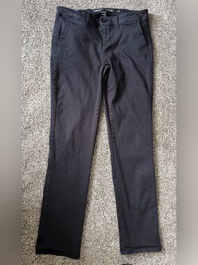 Celebrity Pink Black Smart Pant - Tailored Waist Button Front